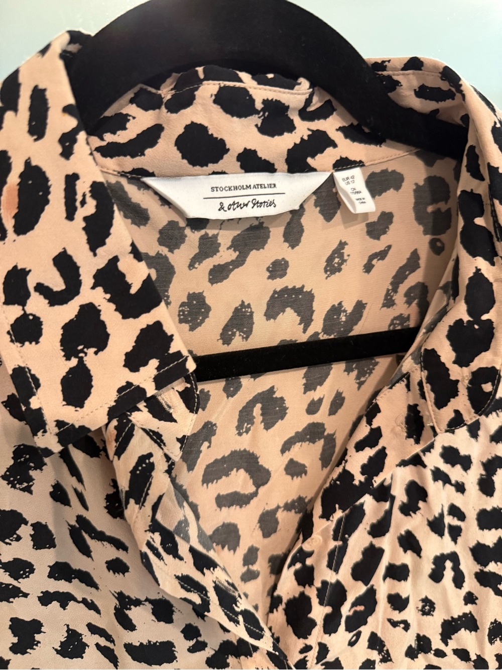 And Other Stories Leopard Print Midi Dress - Picture 2 of 3